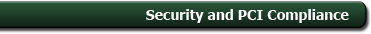 Security and PCI compliance tab